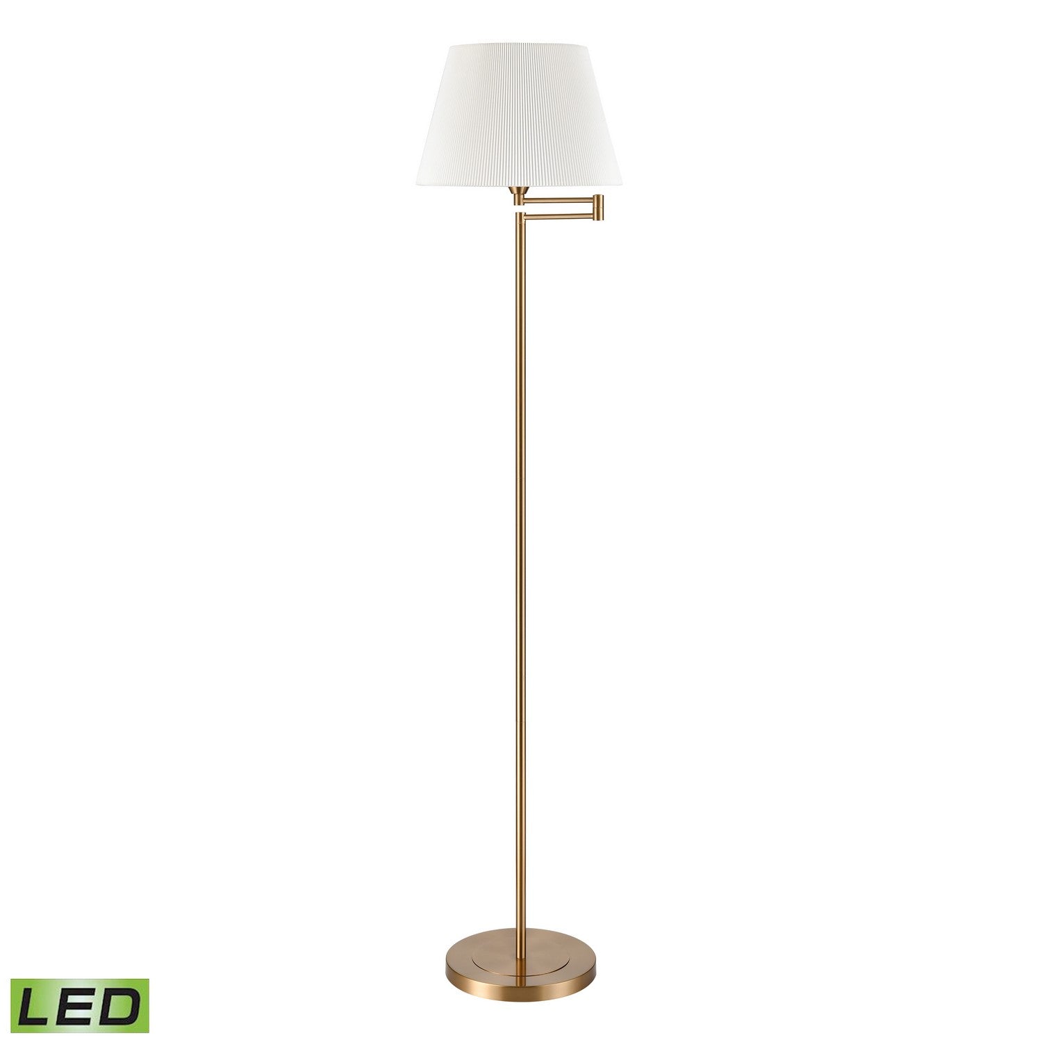 ELK Home - S0019-9606-LED - LED Floor Lamp - Scope - Aged Brass