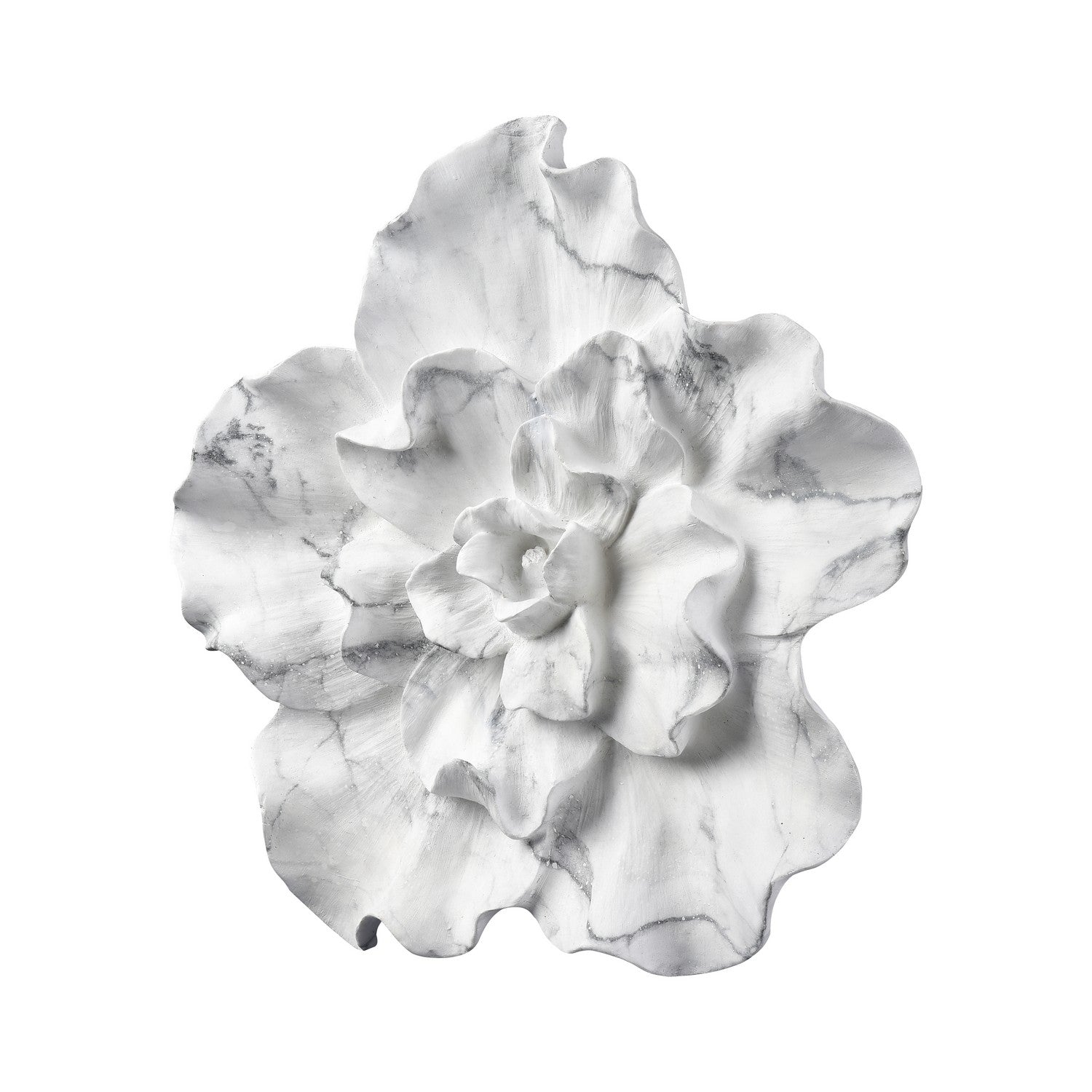 ELK Home - S0036-12024/S3 - Wall Art - Blume - White Marble