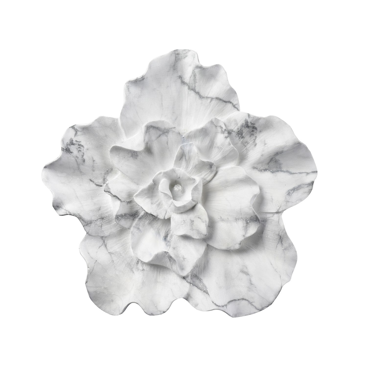 ELK Home - S0036-12024/S3 - Wall Art - Blume - White Marble