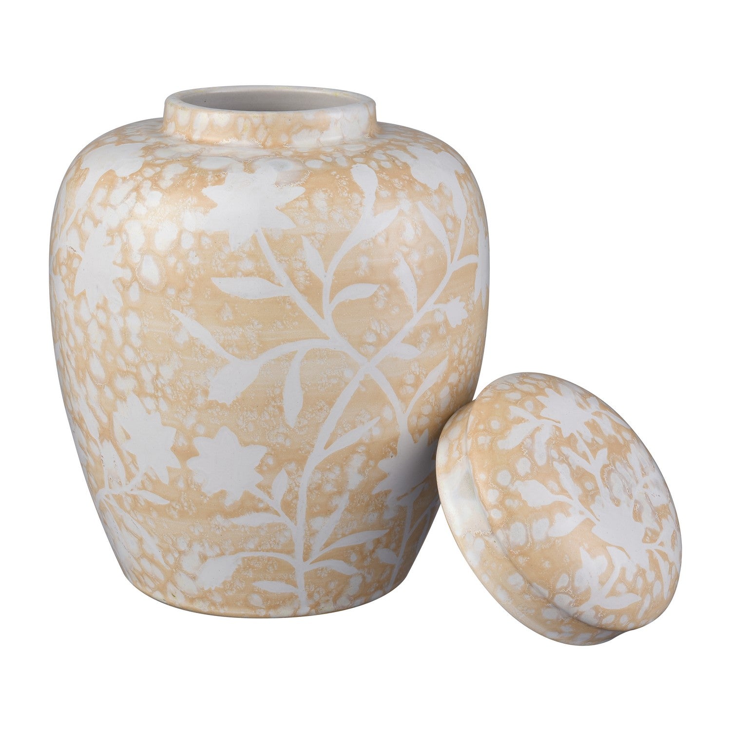 ELK Home - S0037-11351/S2 - Jar - Set of 2 - Yvonne - Cream Glazed