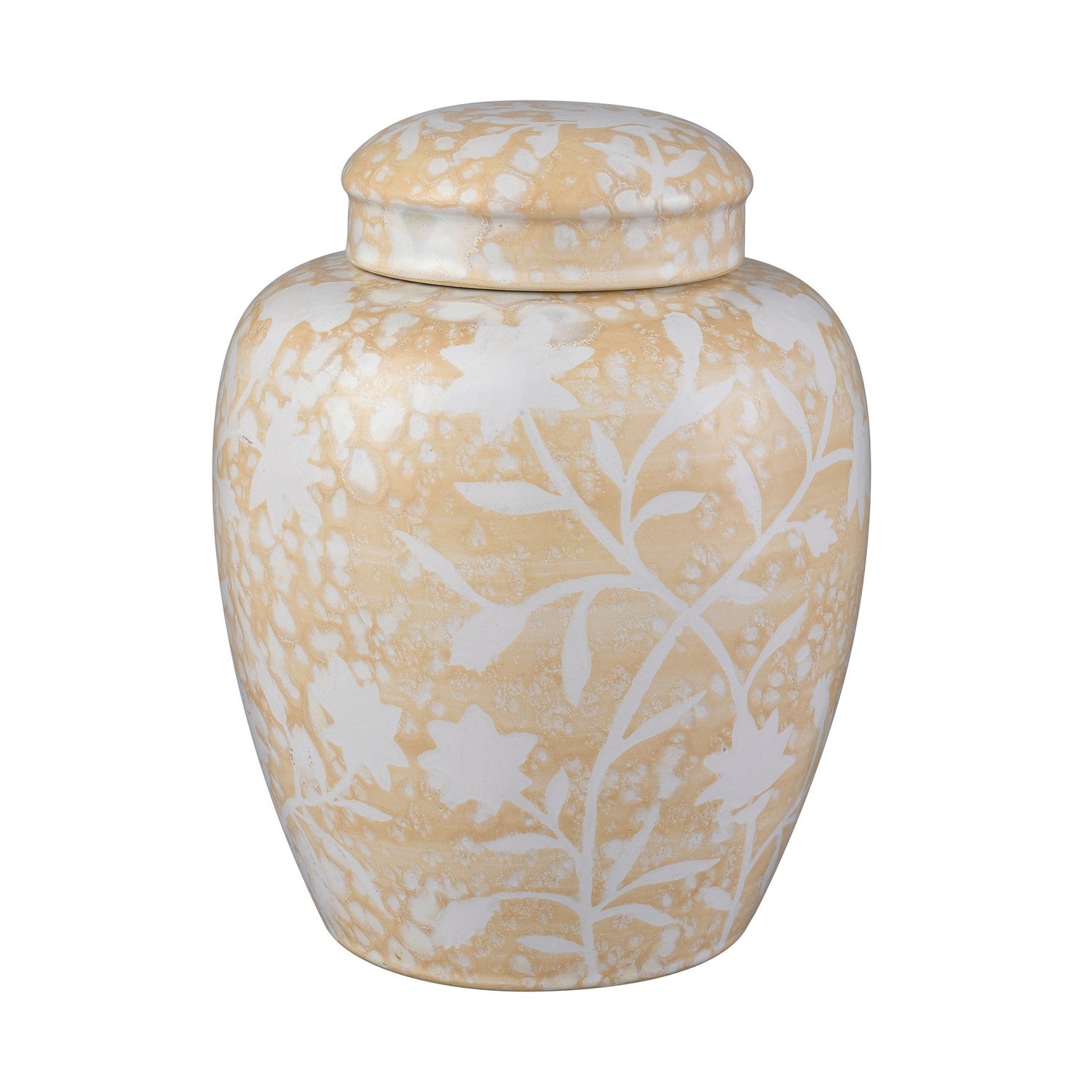 ELK Home - S0037-11351/S2 - Jar - Set of 2 - Yvonne - Cream Glazed