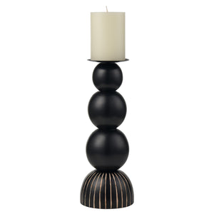 ELK Home - S0057-11213/S2 - Candleholder - Set of 2 - Dana - Black