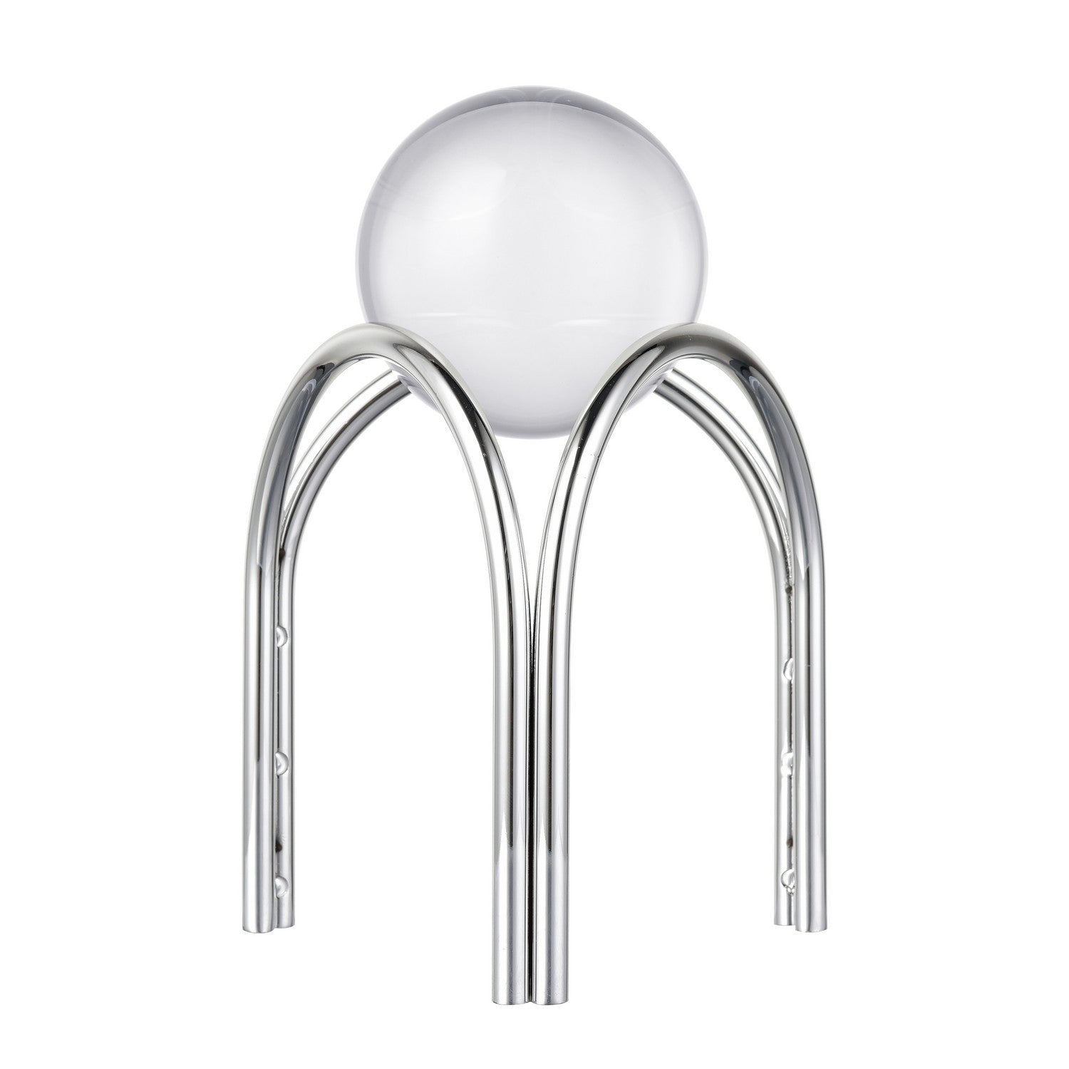 ELK Home - S0057-11221/S2 - Orb Stand - Set of 2 - Sibyl - Silver