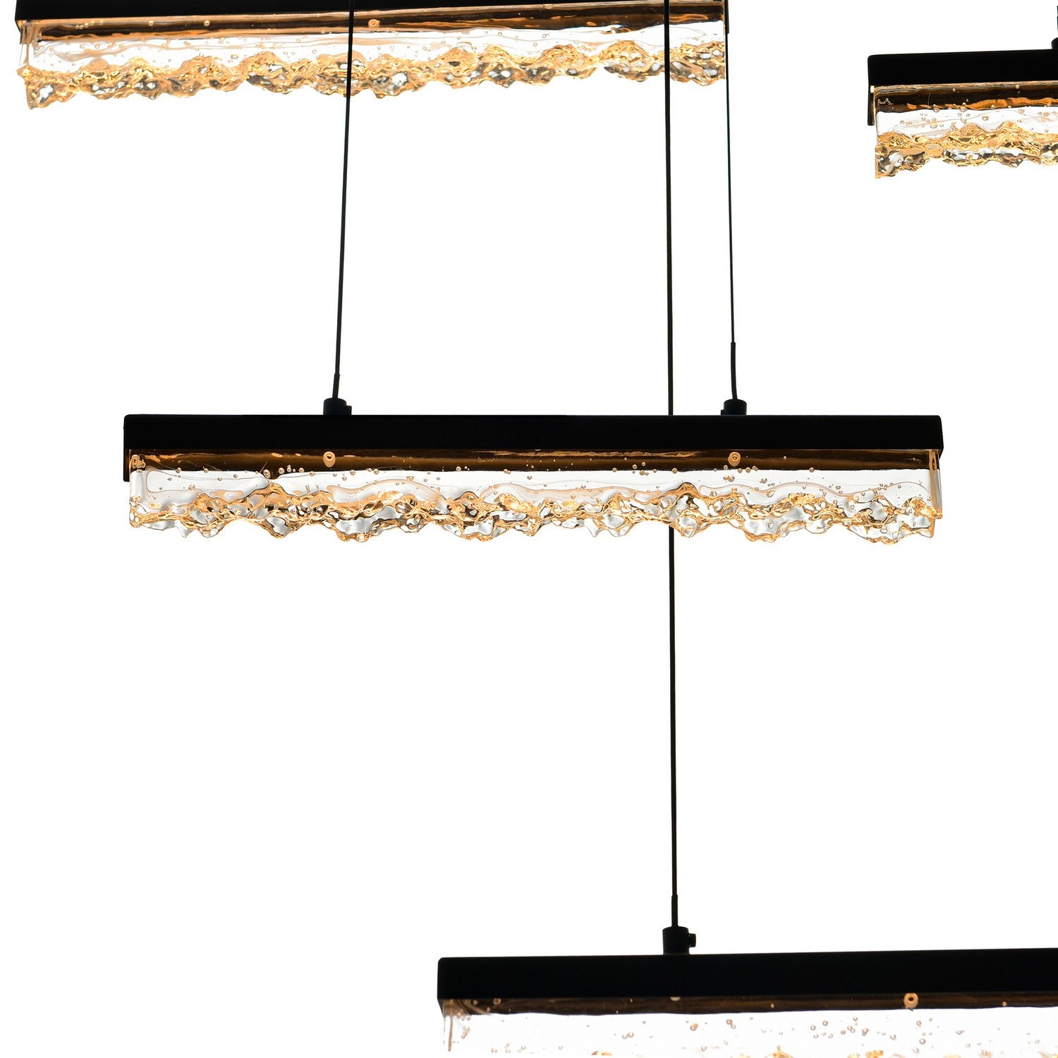 CWI Lighting - 1588P48-10-101 - LED Chandelier - Stagger - Black