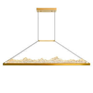 CWI Lighting - 1601P48-624 - LED Chandelier - Himalayas - Brass