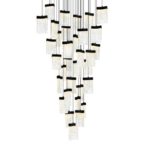 CWI Lighting - 1587P36-33-101 - LED Chandelier - Lava - Black