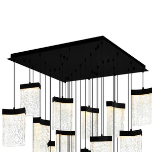 CWI Lighting - 1587P36-33-101 - LED Chandelier - Lava - Black