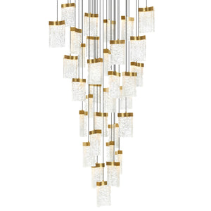 CWI Lighting - 1587P36-33-624 - LED Chandelier - Lava - Brass