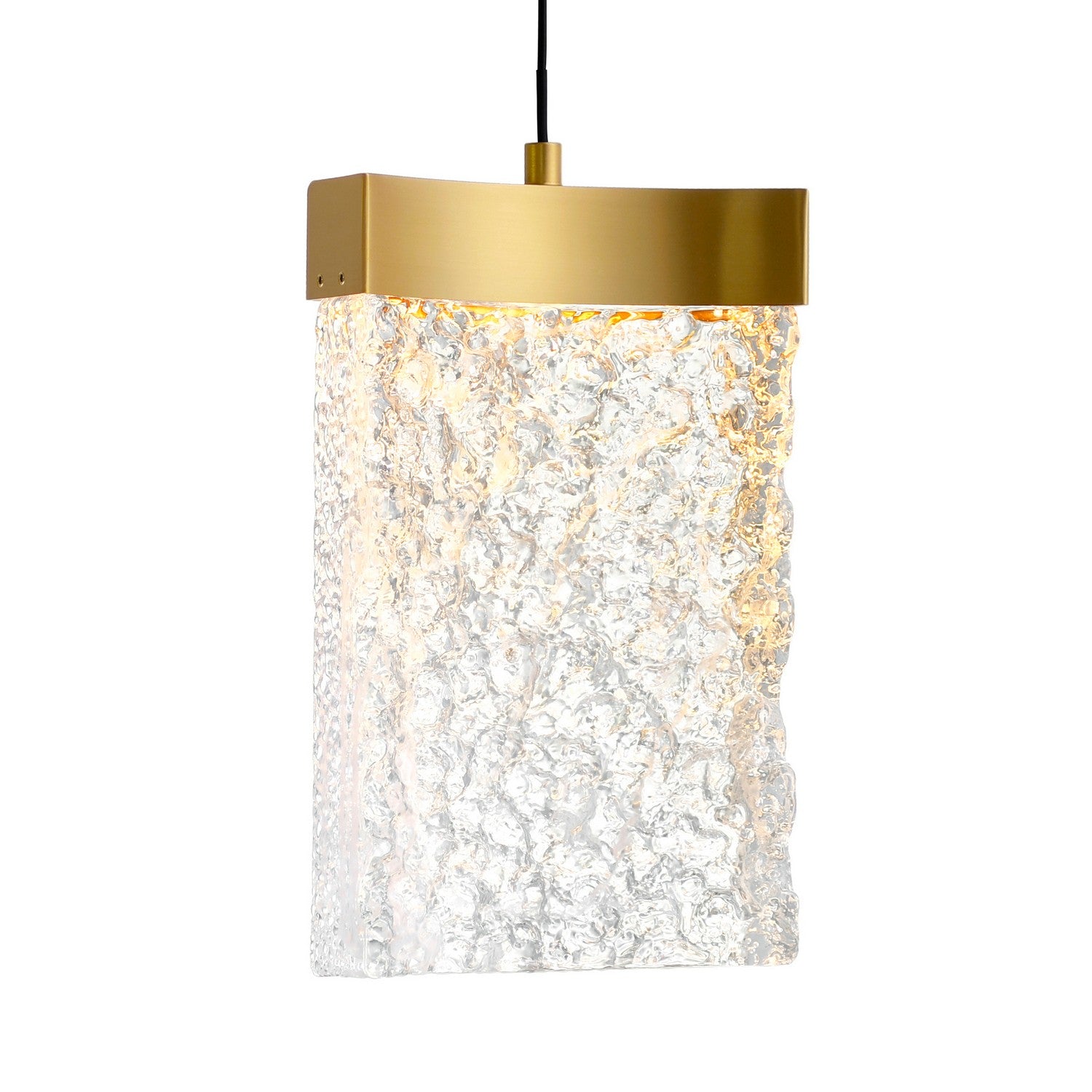 CWI Lighting - 1587P6-1-624 - LED Mini Pendant - Lava - Brass