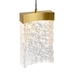 CWI Lighting - 1587P6-1-624 - LED Mini Pendant - Lava - Brass