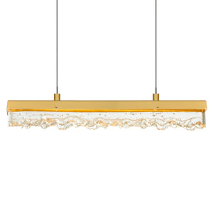 CWI Lighting - 1588P48-10-624 - LED Chandelier - Stagger - Brass