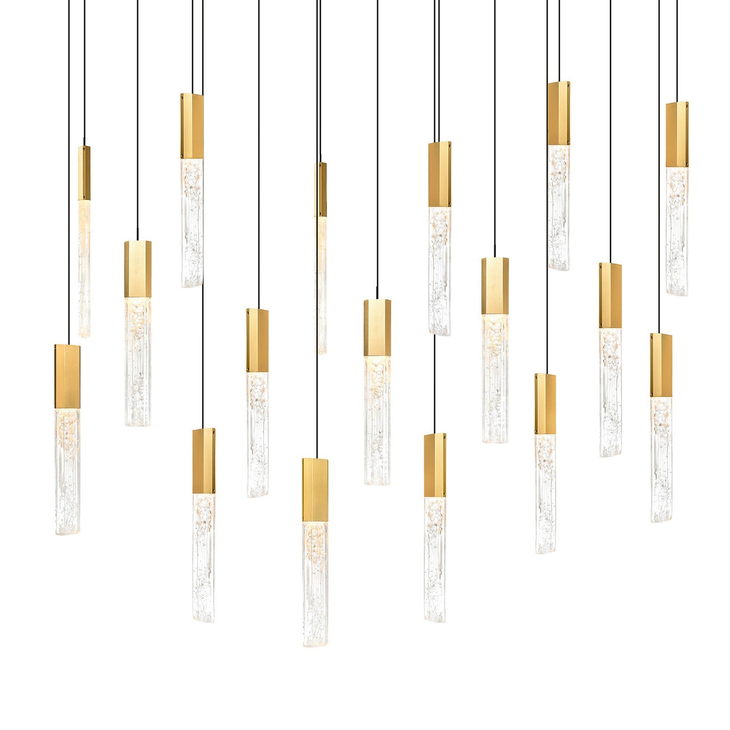 CWI Lighting - 1589P48-17-624-RC - LED Chandelier - Greta - Brass