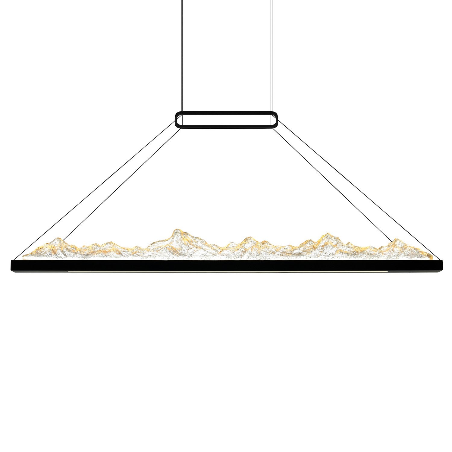 CWI Lighting - 1601P48-101 - LED Chandelier - Himalayas - Black