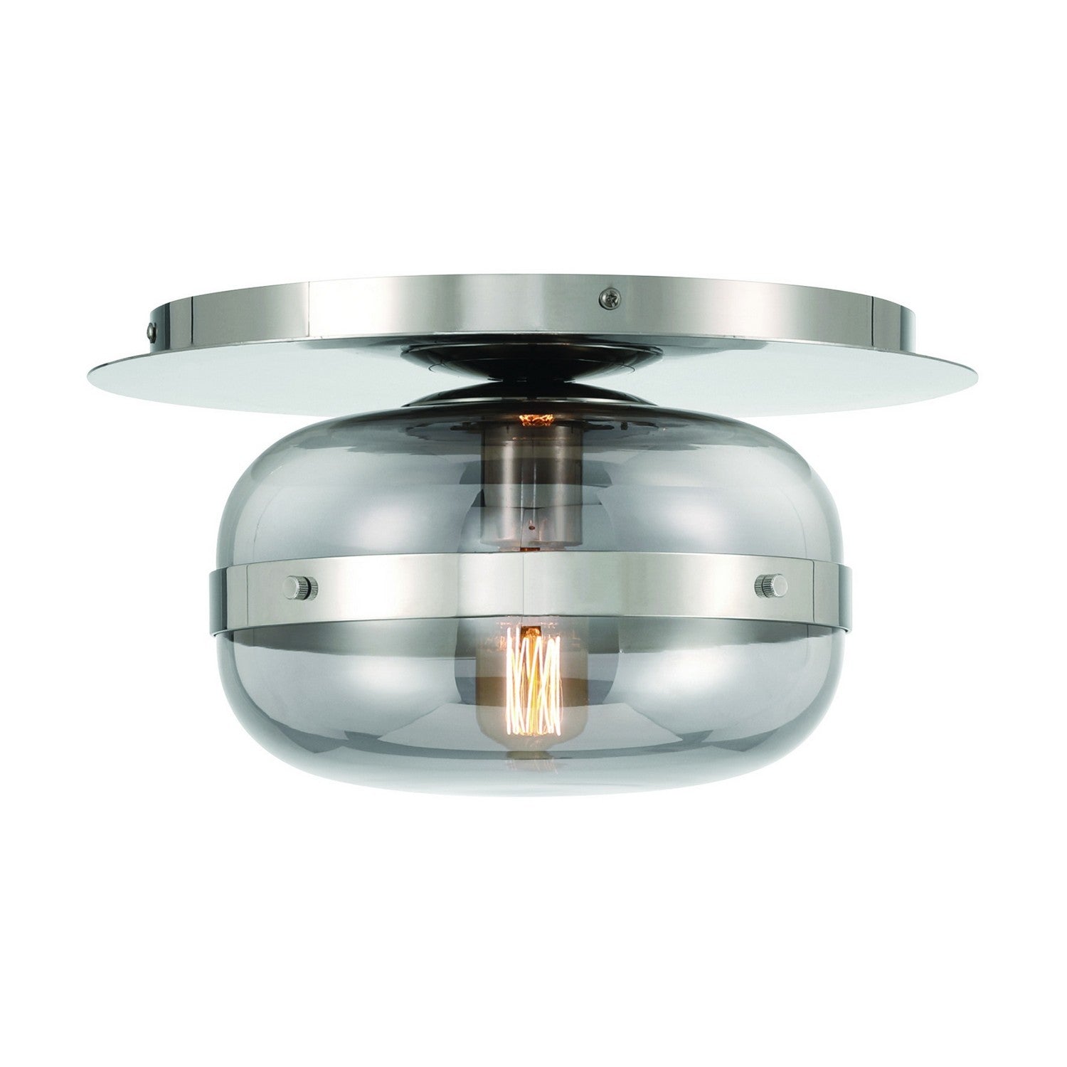 Eurofase - 37086-024 - One Light Flushmount - Nottingham - Nickel