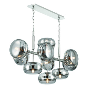 Eurofase - 37089-029 - NOTTINGHAM-CHD-10LT-54IN-PN-SK - NOTTINGHAM - Polished Nickel