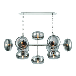 Eurofase - 37089-029 - NOTTINGHAM-CHD-10LT-54IN-PN-SK - NOTTINGHAM - Polished Nickel