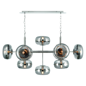 Eurofase - 37089-029 - NOTTINGHAM-CHD-10LT-54IN-PN-SK - NOTTINGHAM - Polished Nickel