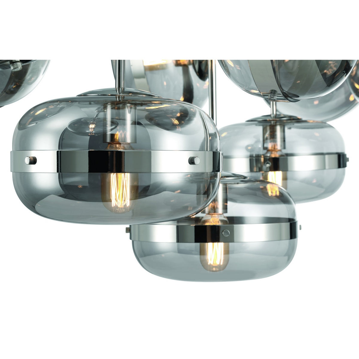 Eurofase - 37089-029 - NOTTINGHAM-CHD-10LT-54IN-PN-SK - NOTTINGHAM - Polished Nickel