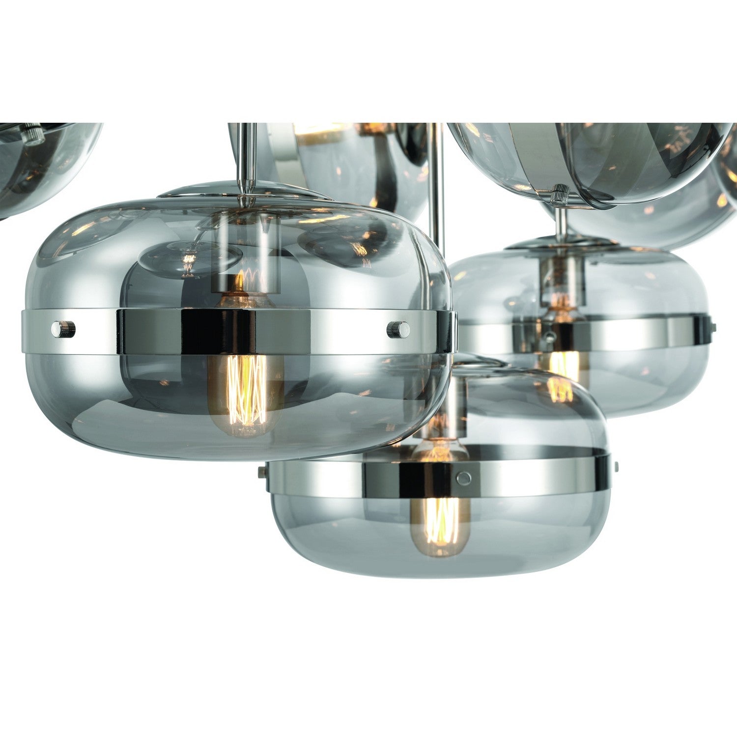 Eurofase - 37089-029 - NOTTINGHAM-CHD-10LT-54IN-PN-SK - NOTTINGHAM - Polished Nickel
