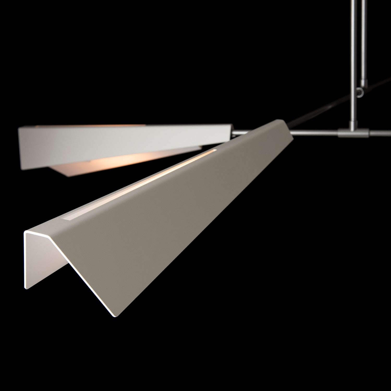 Hubbardton Forge - 131010-SKT-MULT-82-02-BB0780 - Four Light Pendant/Semi-Flush - Vertex - Vintage Platinum