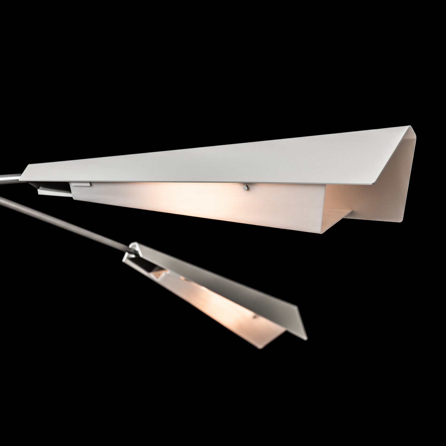 Hubbardton Forge - 131010-SKT-MULT-82-02-BB0780 - Vertex Large Pendant/Semi-Flush - Vertex - Vintage Platinum