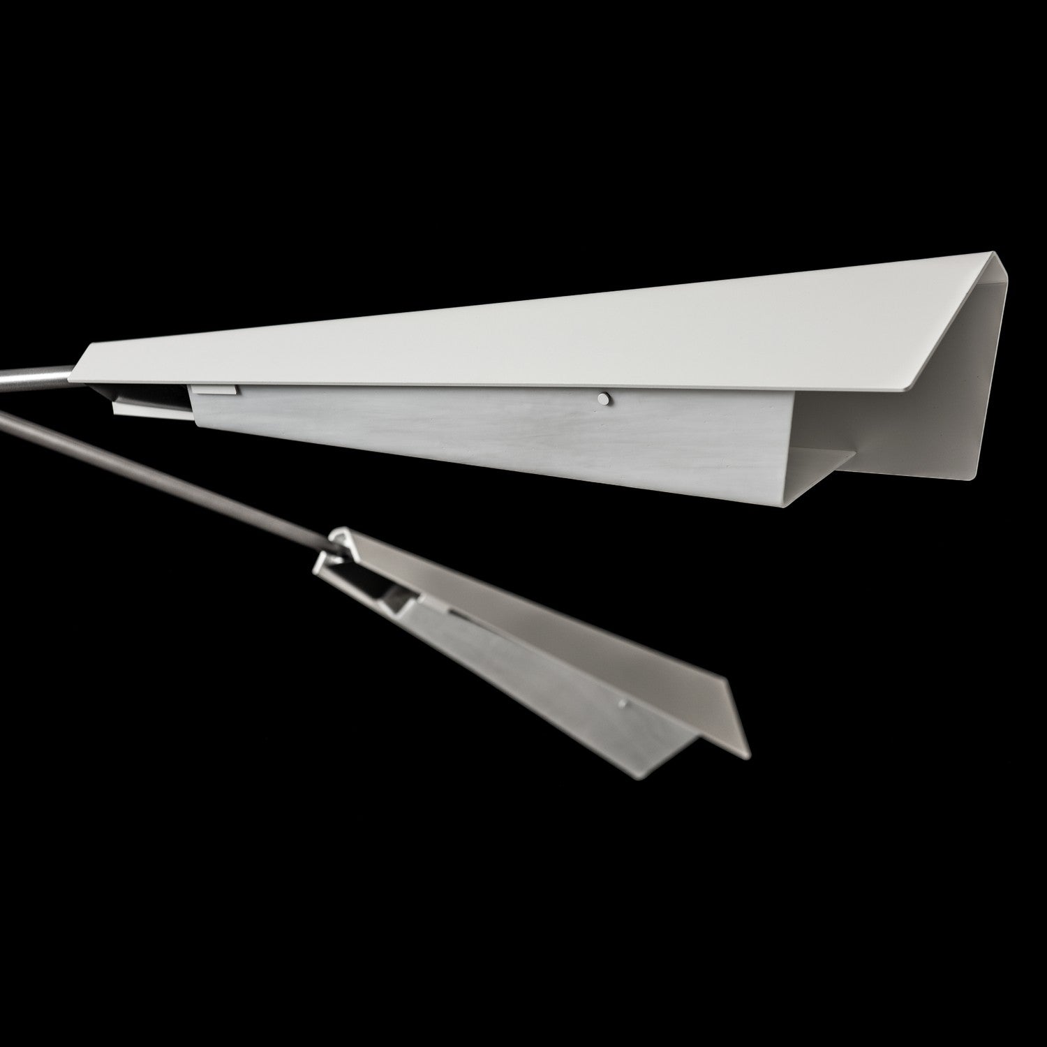 Hubbardton Forge - 131010-SKT-MULT-82-02-BB0780 - Vertex Large Pendant/Semi-Flush - Vertex - Vintage Platinum