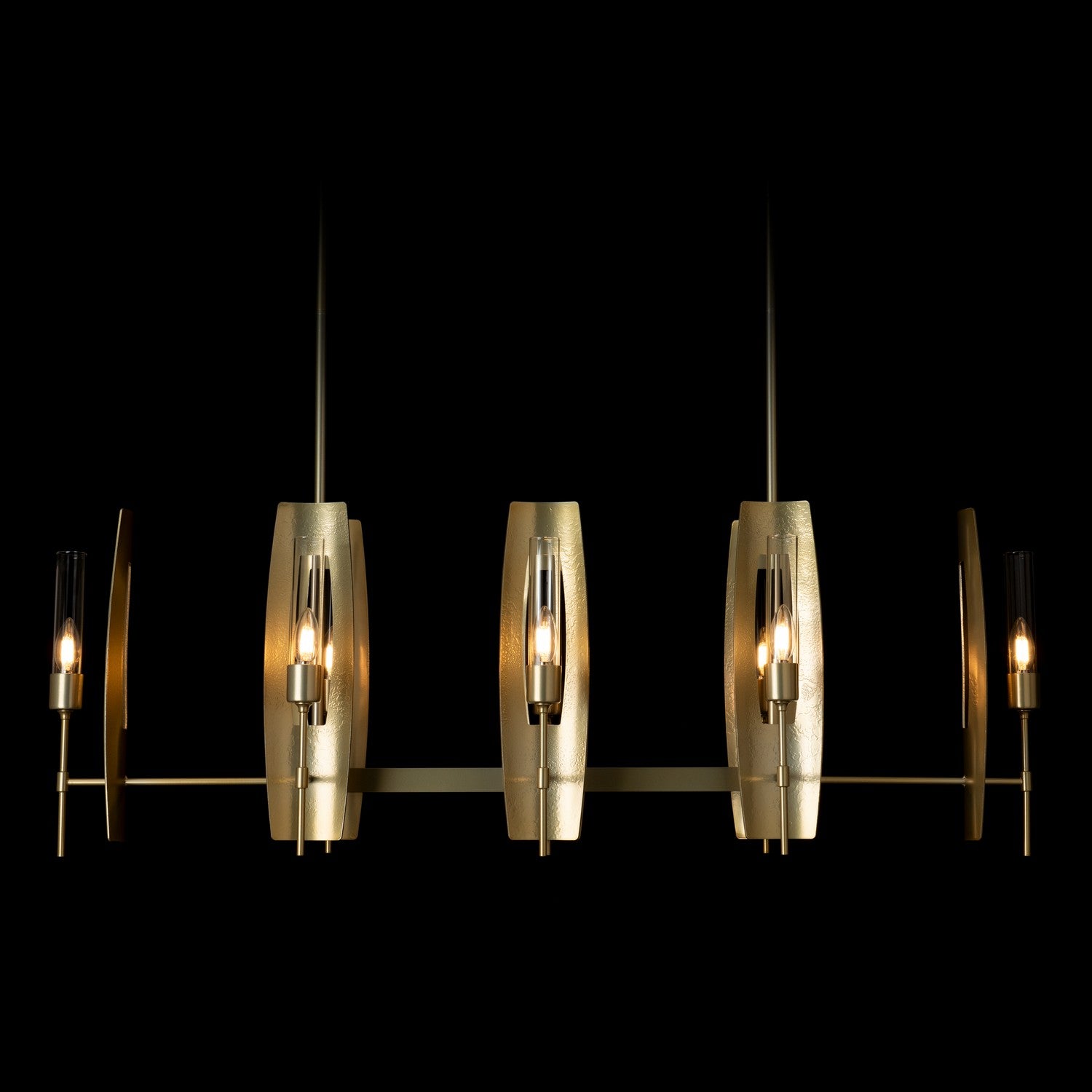 Hubbardton Forge - 131080-SKT-MULT-89-ZM0611 - Passage 8-Light Pendant - Passage - Ink