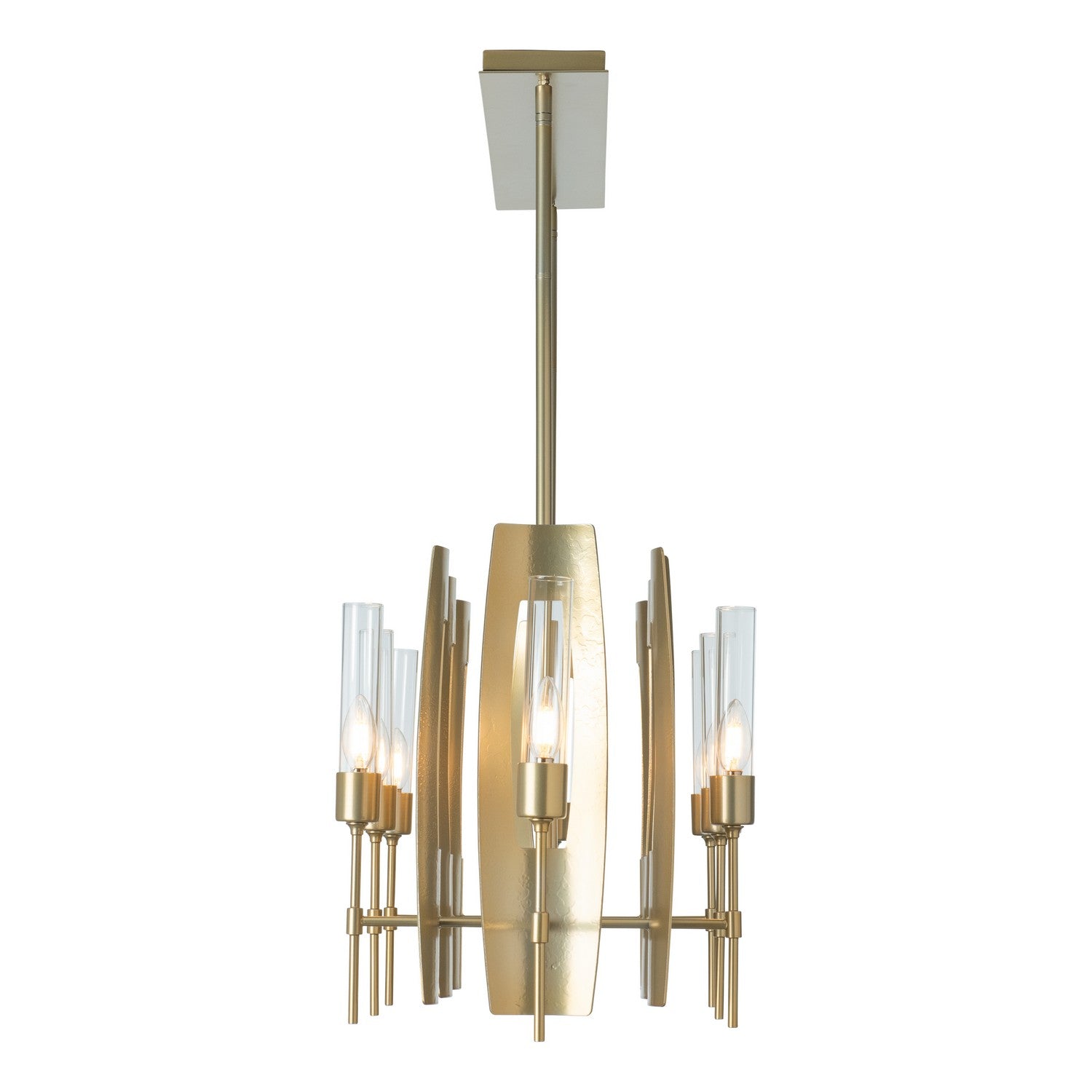 Hubbardton Forge - 131080-SKT-MULT-89-ZM0611 - Passage 8-Light Pendant - Passage - Ink