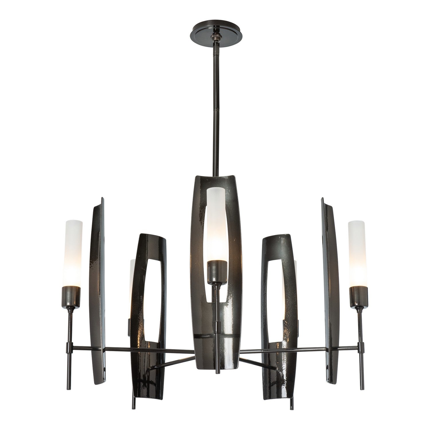 Hubbardton Forge - 131081-SKT-MULT-89-FD0611 - Passage 5-Light Circular Pendant - Passage - Ink