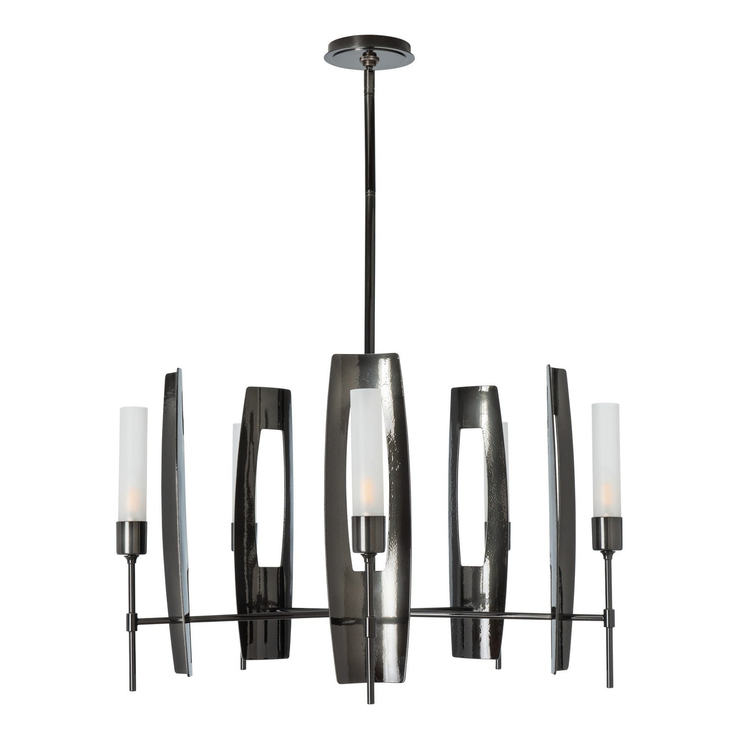 Hubbardton Forge - 131081-SKT-MULT-89-FD0611 - Passage 5-Light Circular Pendant - Passage - Ink