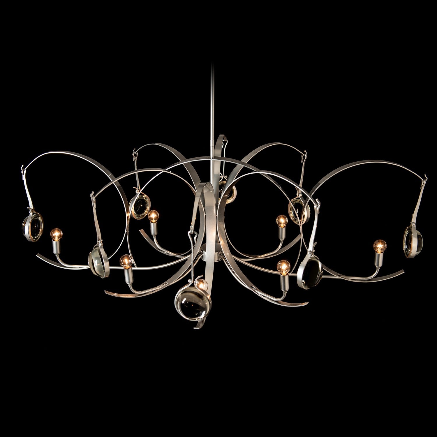 Hubbardton Forge - 131085-SKT-MULT-85-85-ZM0786 - Eight Light Pendant - Optic - Sterling