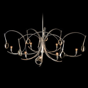 Hubbardton Forge - 131085-SKT-MULT-85-85-ZM0786 - Eight Light Pendant - Optic - Sterling