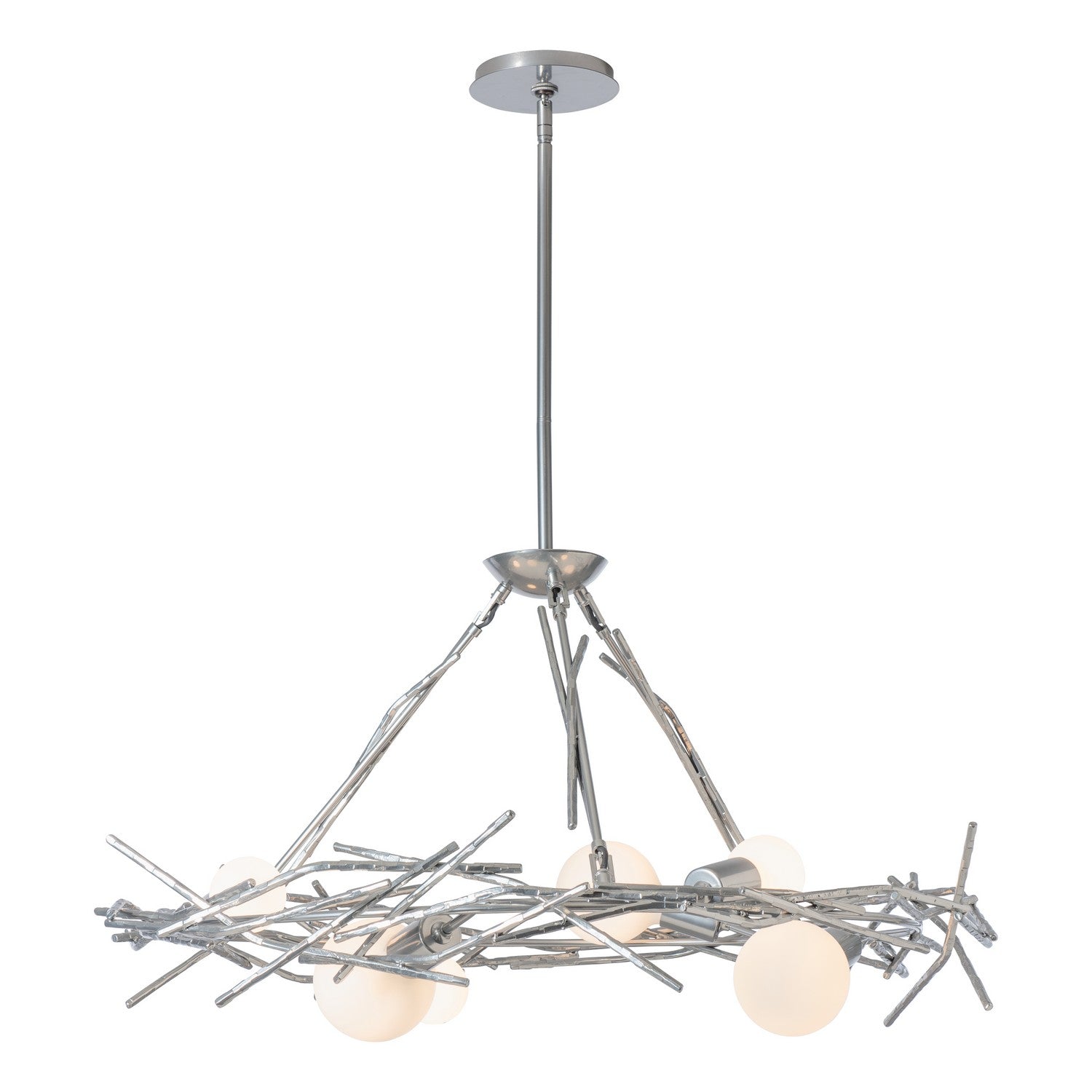 Hubbardton Forge - 131088-SKT-MULT-85 - Six Light Pendant - Brindille - Sterling