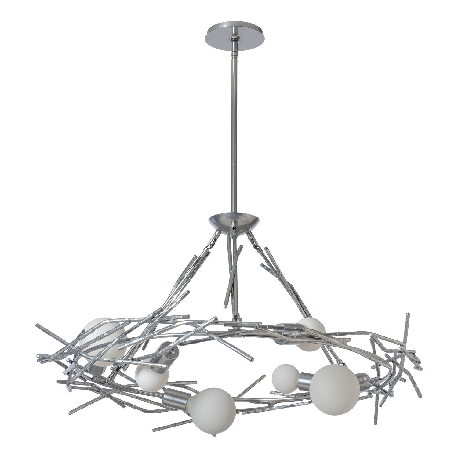 Hubbardton Forge - 131088-SKT-MULT-85 - Six Light Pendant - Brindille - Sterling