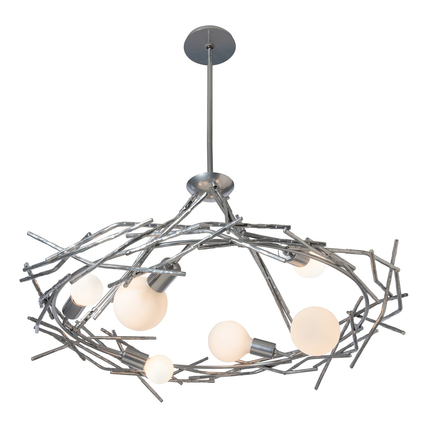 Hubbardton Forge - 131088-SKT-MULT-85 - Six Light Pendant - Brindille - Sterling