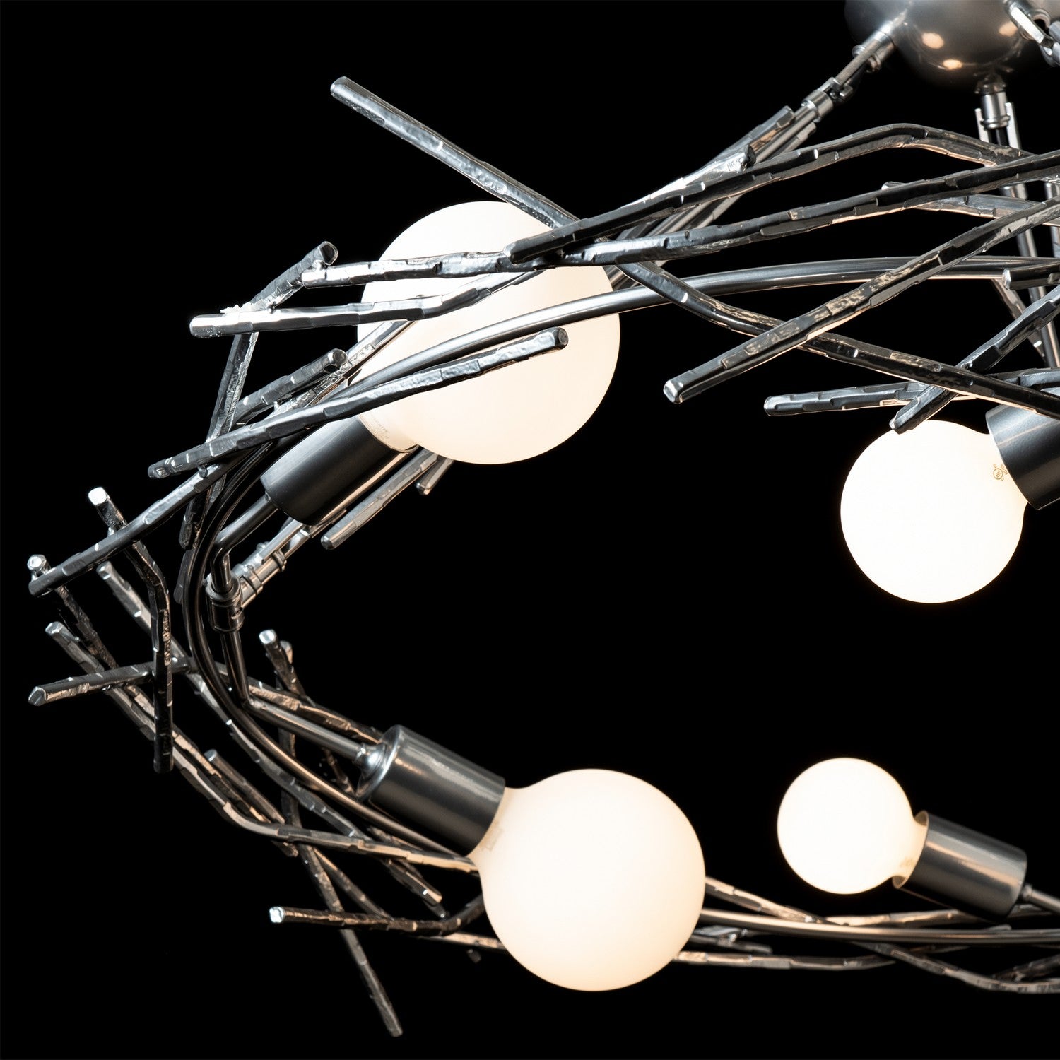 Hubbardton Forge - 131088-SKT-MULT-85 - Six Light Pendant - Brindille - Sterling