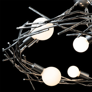 Hubbardton Forge - 131088-SKT-MULT-85 - Six Light Pendant - Brindille - Sterling