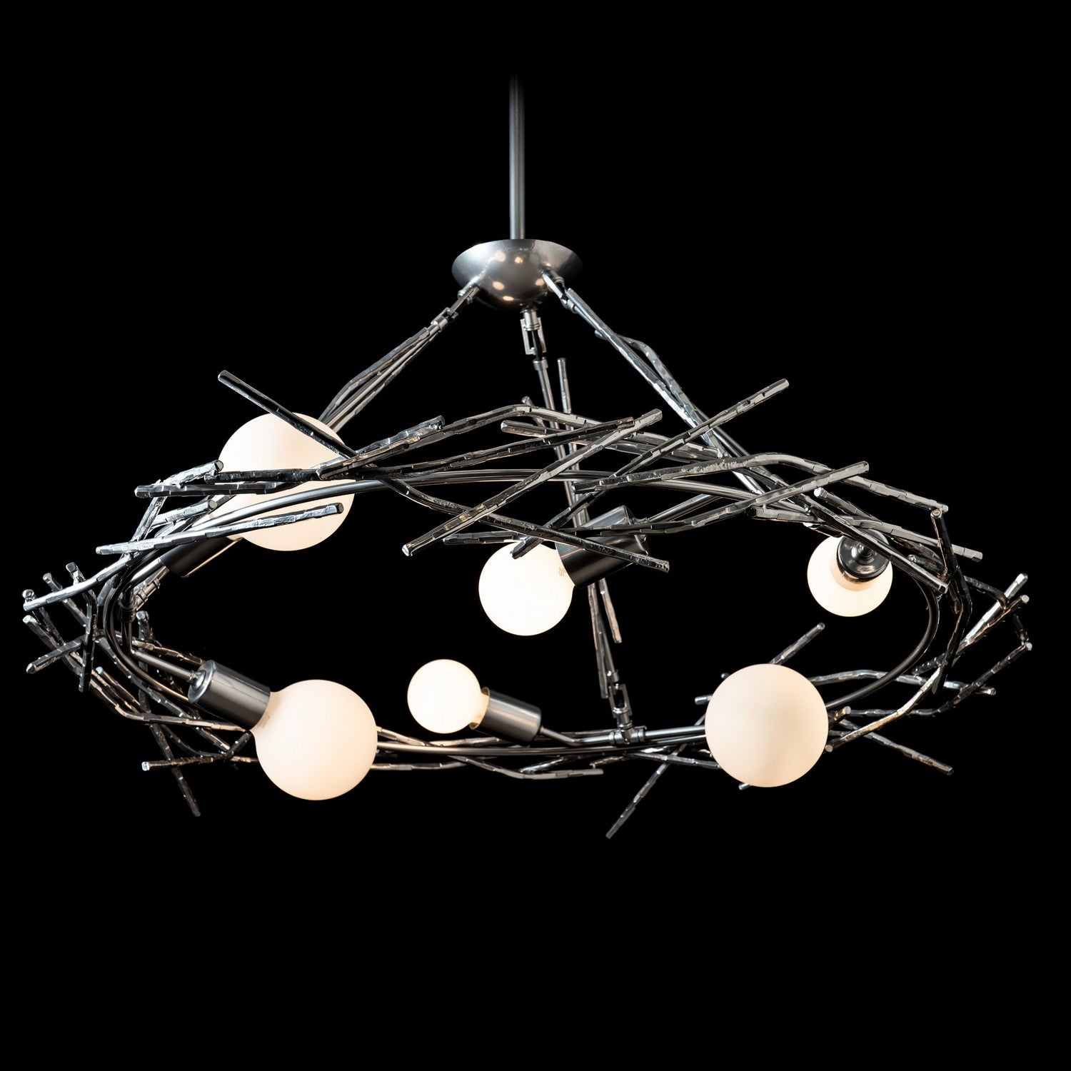 Hubbardton Forge - 131088-SKT-MULT-85 - Six Light Pendant - Brindille - Sterling