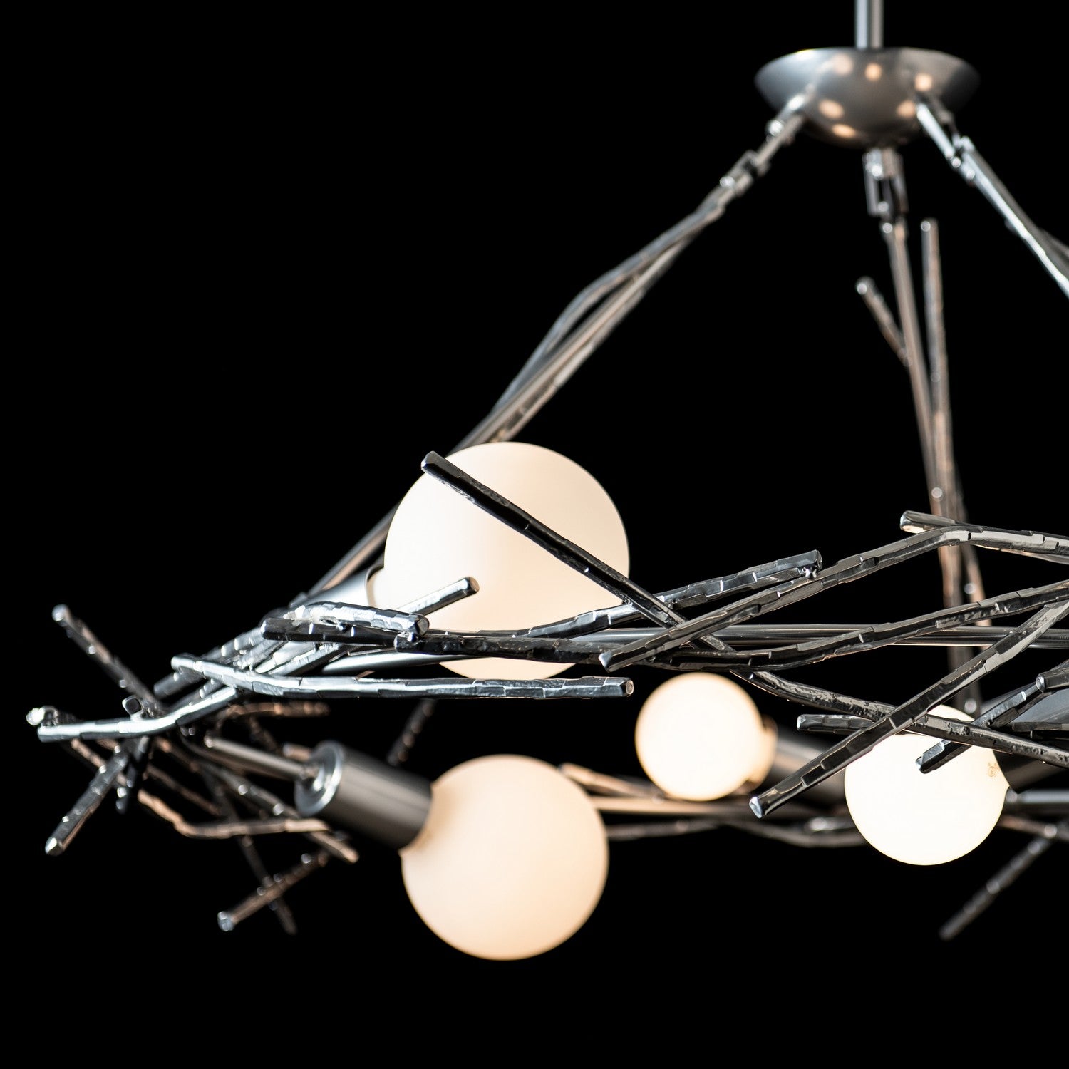 Hubbardton Forge - 131088-SKT-MULT-85 - Six Light Pendant - Brindille - Sterling