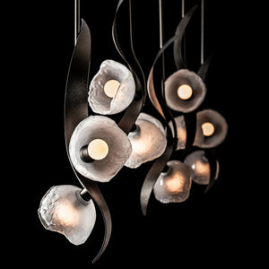 Hubbardton Forge - 131098-SKT-MULT-14-FD0791 - Ten Light Pendant - Mika - Oil Rubbed Bronze