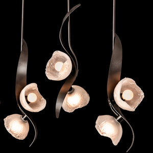 Hubbardton Forge - 131098-SKT-MULT-14-FD0791 - Ten Light Pendant - Mika - Oil Rubbed Bronze