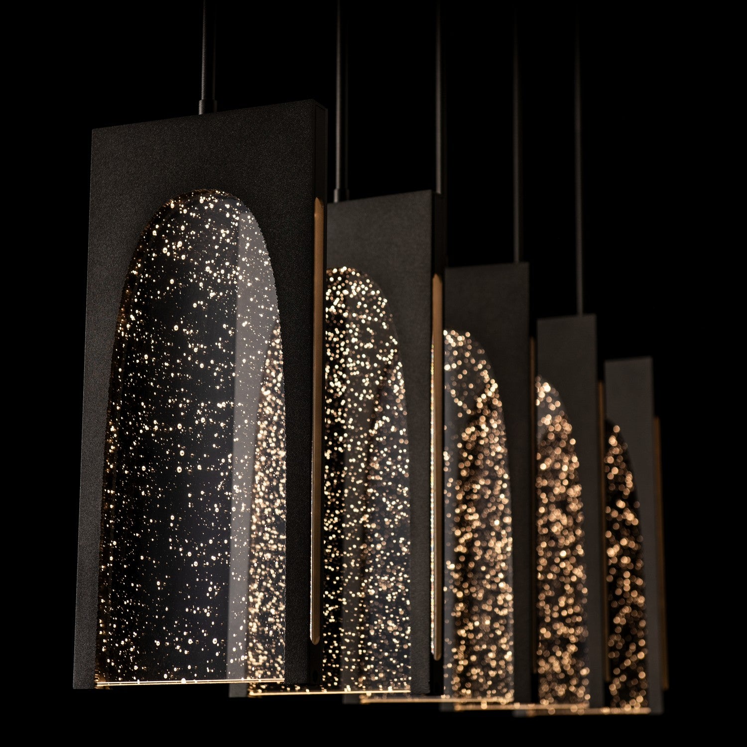 Hubbardton Forge - 131540-LED-MULT-14-II0787 - Cypress 5-Light Pendant - Cypress - Oil Rubbed Bronze