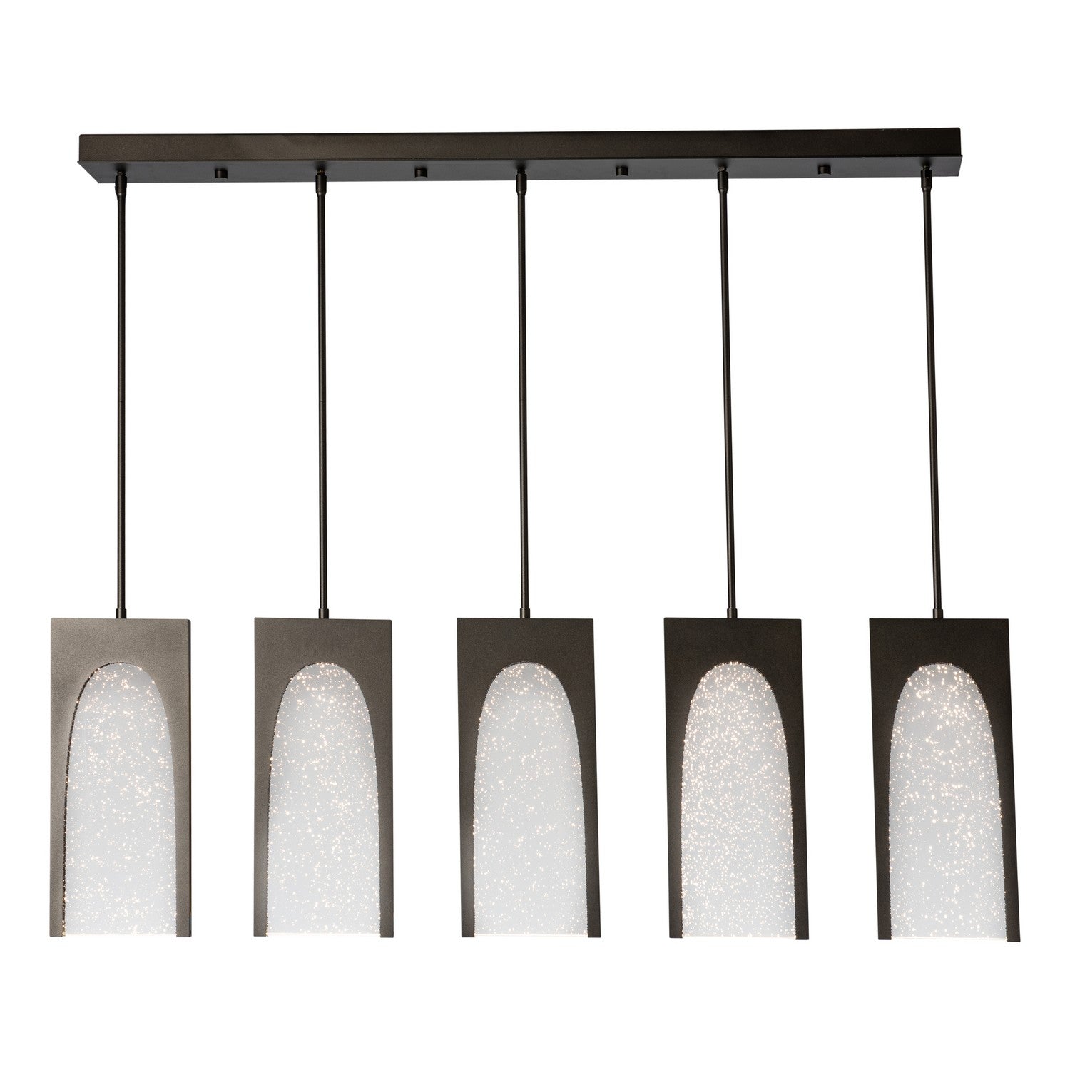 Hubbardton Forge - 131540-LED-MULT-14-II0787 - Cypress 5-Light Pendant - Cypress - Oil Rubbed Bronze