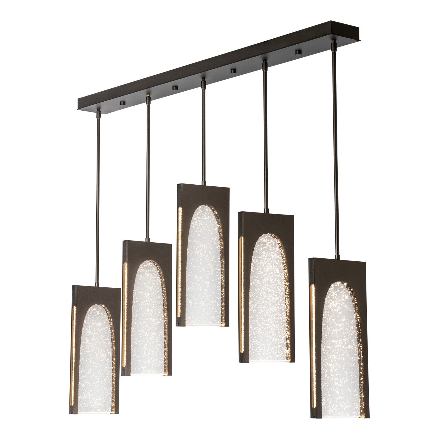 Hubbardton Forge - 131540-LED-MULT-14-II0787 - Cypress 5-Light Pendant - Cypress - Oil Rubbed Bronze
