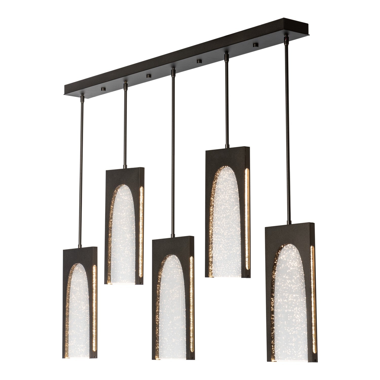 Hubbardton Forge - 131540-LED-MULT-14-II0787 - Cypress 5-Light Pendant - Cypress - Oil Rubbed Bronze