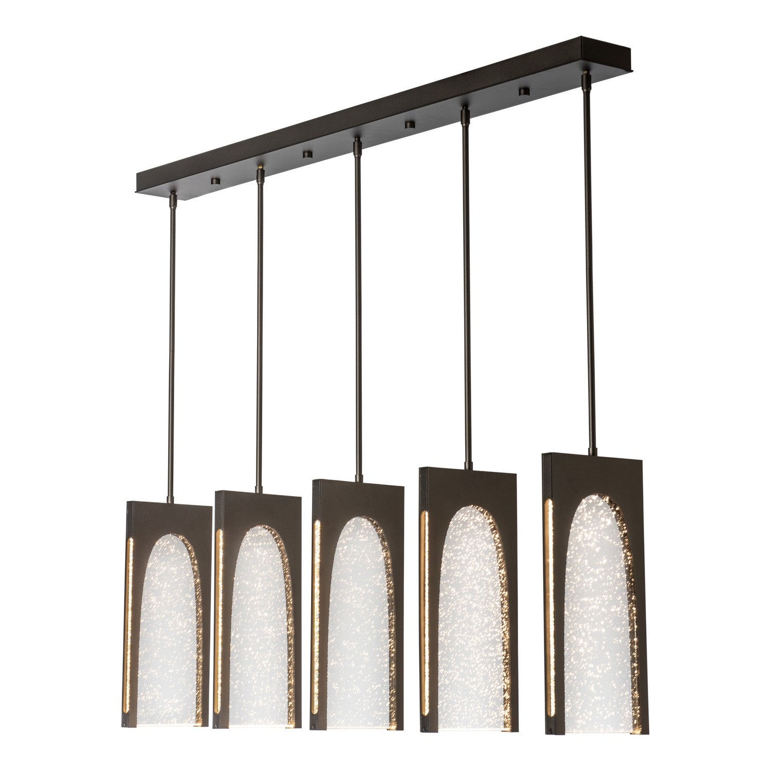 Hubbardton Forge - 131540-LED-MULT-14-II0787 - Cypress 5-Light Pendant - Cypress - Oil Rubbed Bronze