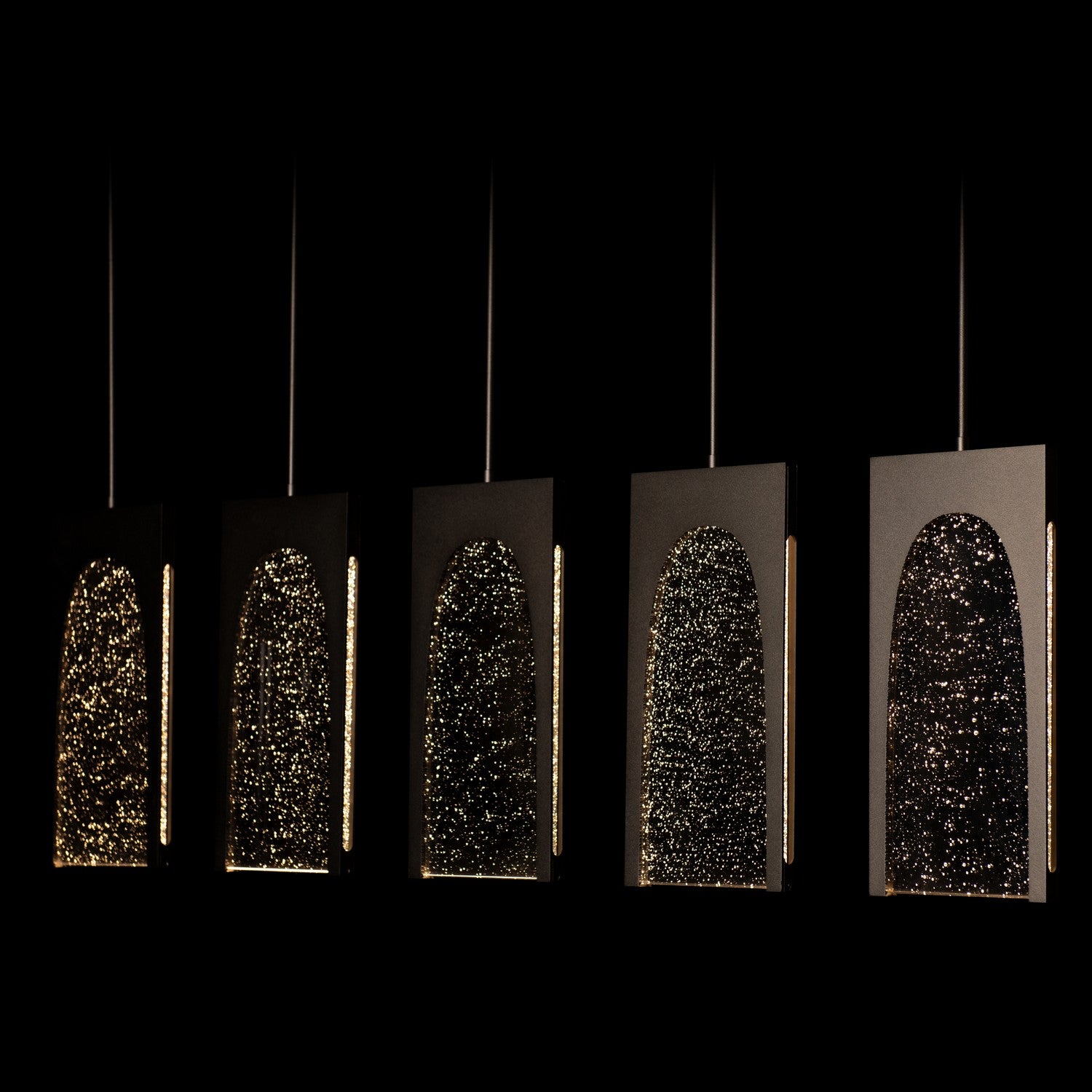 Hubbardton Forge - 131540-LED-MULT-14-II0787 - Cypress 5-Light Pendant - Cypress - Oil Rubbed Bronze