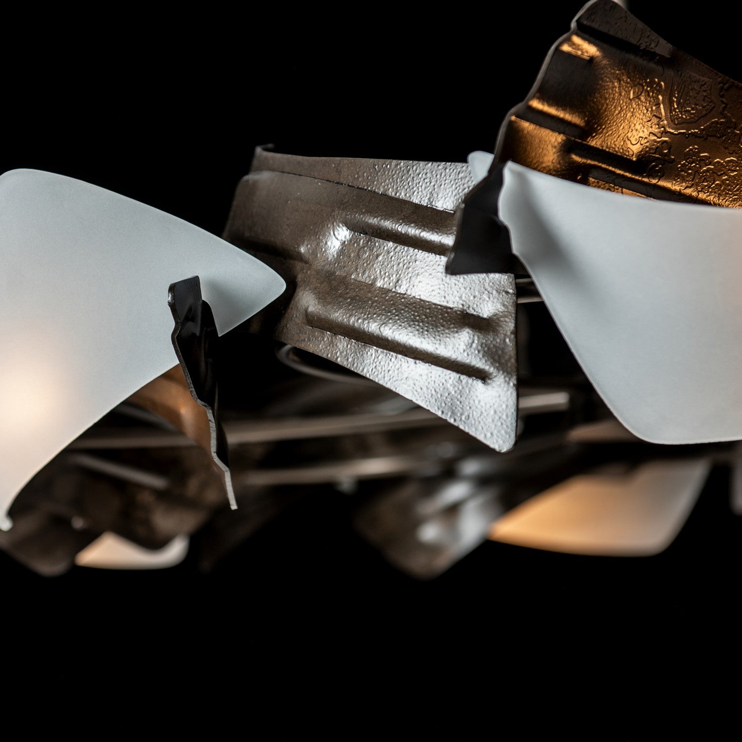 Hubbardton Forge - 132161-SKT-MULT-07-FD0790 - Crest 6-Light Circular Pendant - Crest - Dark Smoke
