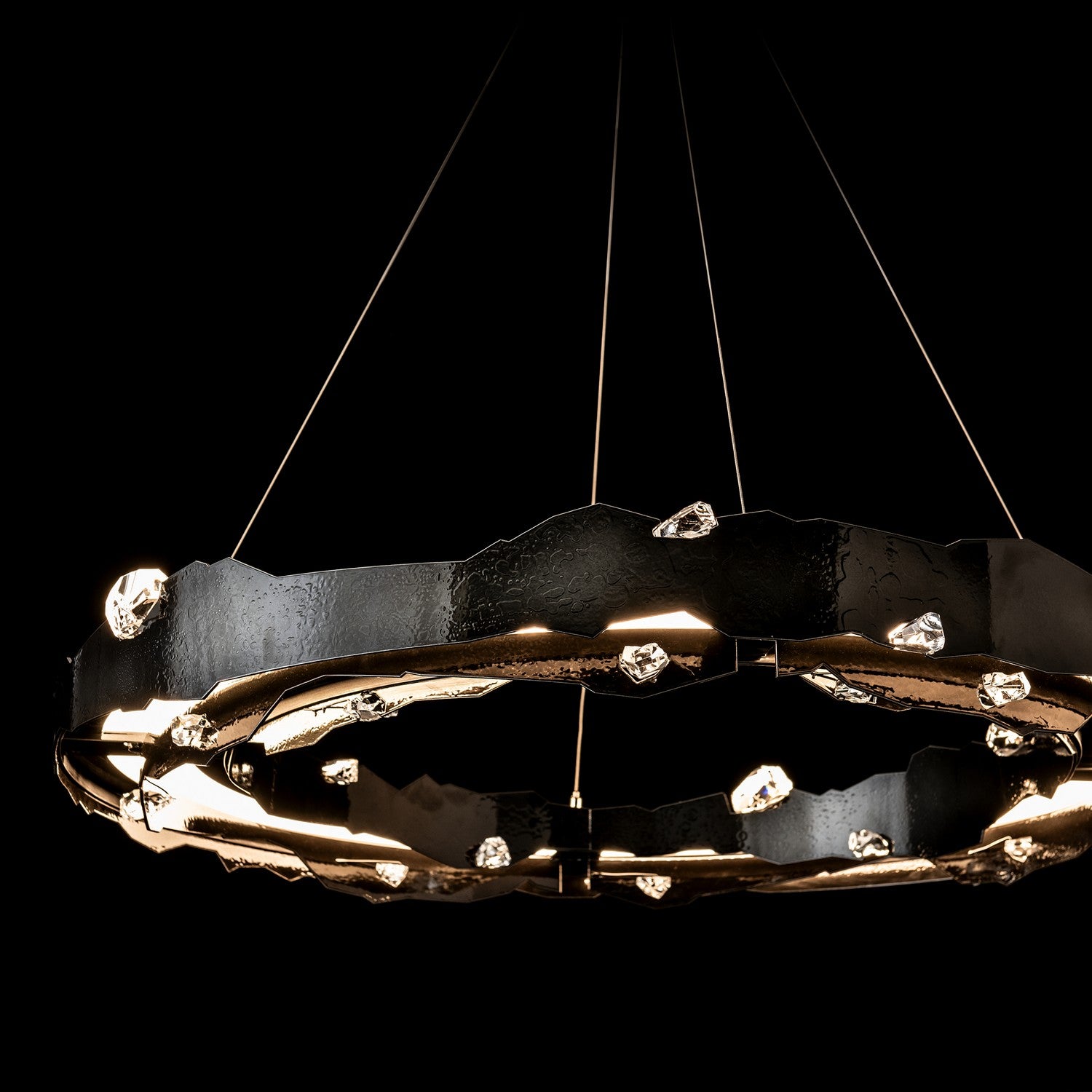 Hubbardton Forge - 139861-LED-STND-89-CR - Trove LED Circular Pendant - Trove - Ink
