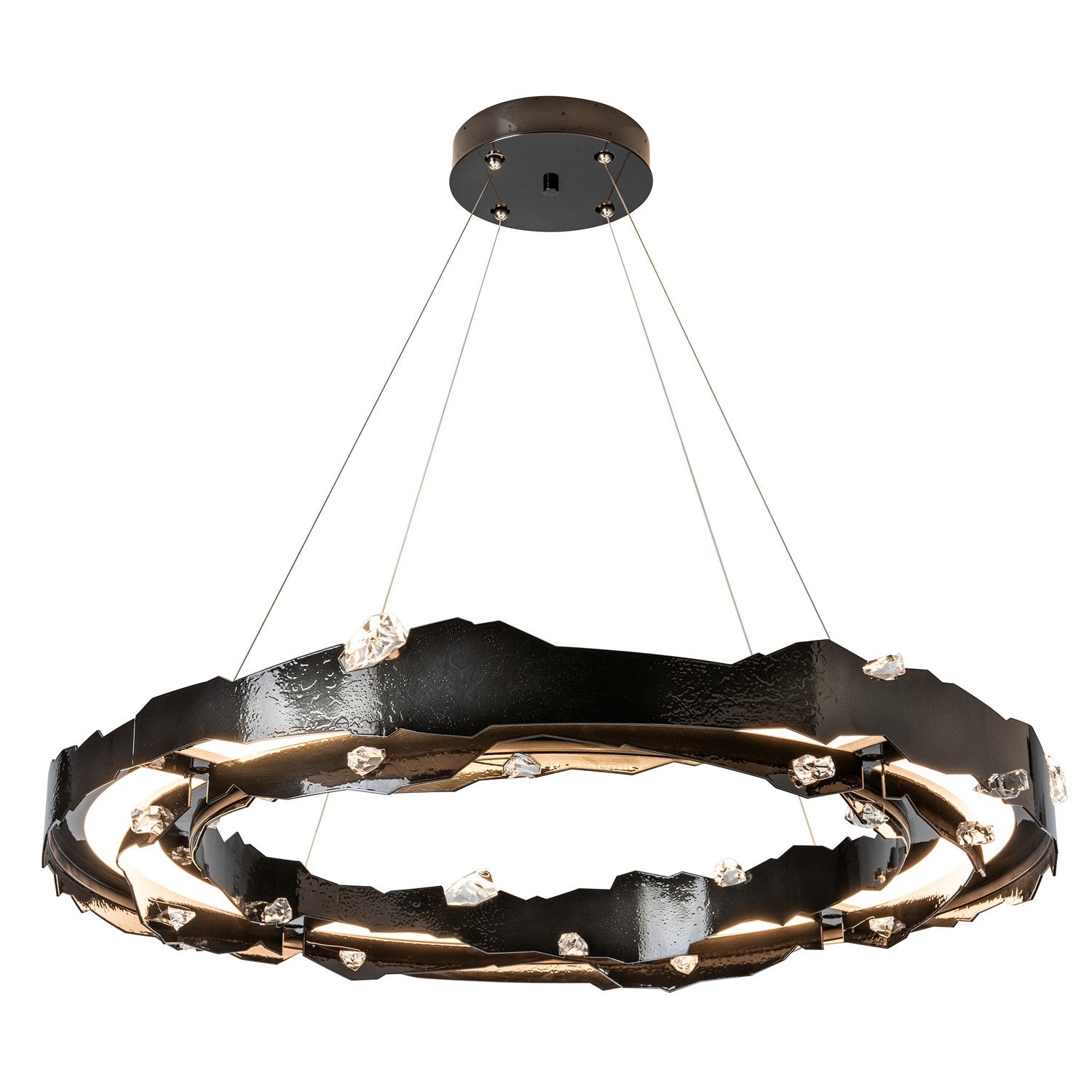 Hubbardton Forge - 139861-LED-STND-89-CR - Trove LED Circular Pendant - Trove - Ink
